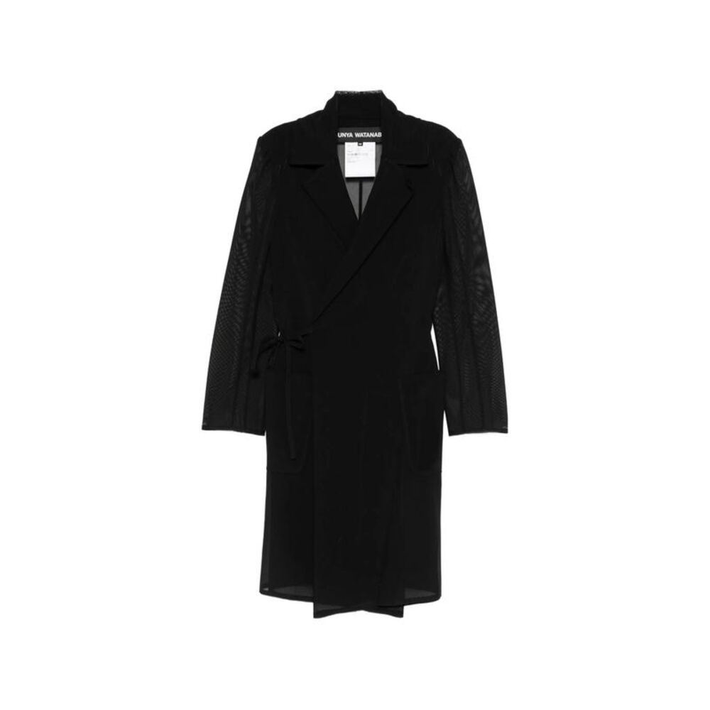 Junya Watanabe Black Coats - Double Breasted & Peacoats Women